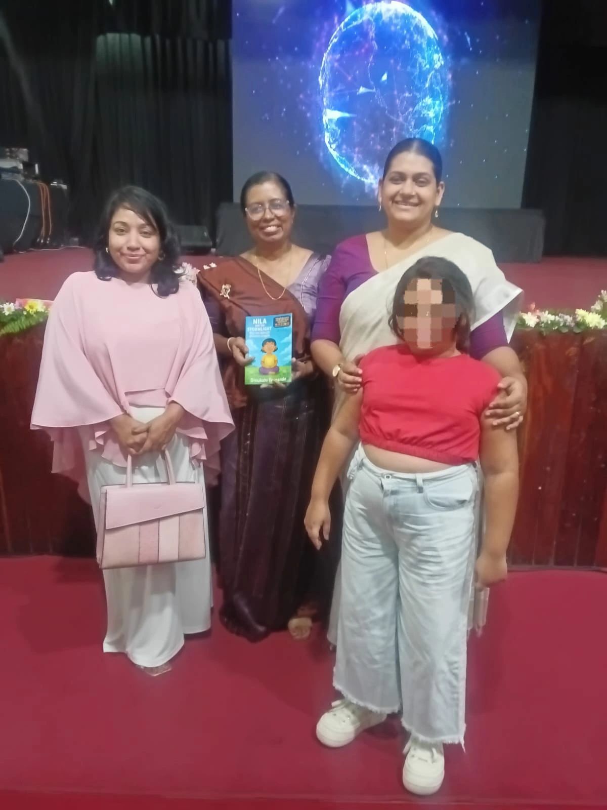 Dinukshi and her daughter co-founding